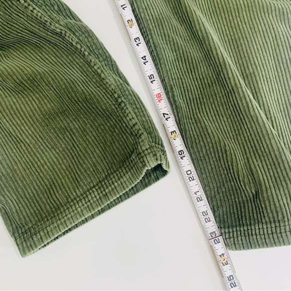 Vintage 90’s Union Bay Corduroy Overalls In Olive Green Size Small 100% Cotton - Picture 7 of 12